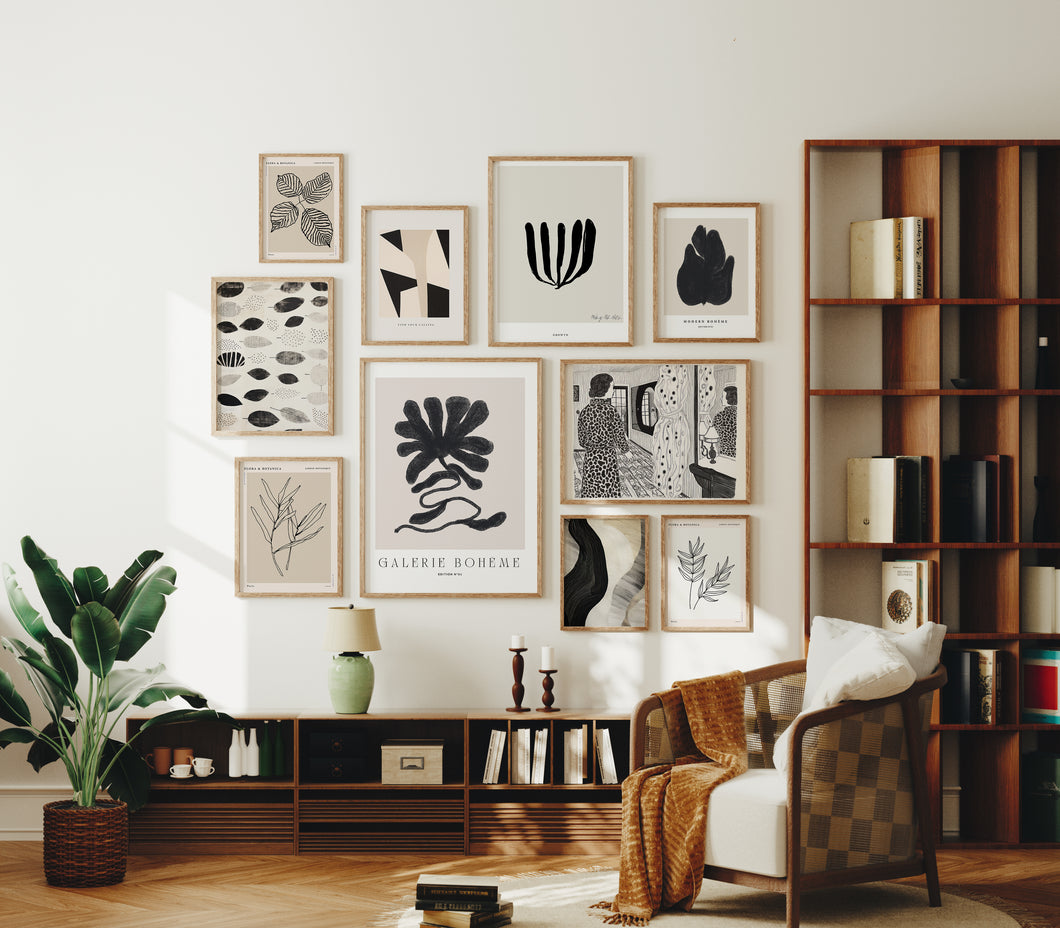 Monochrome Gallery Wall Set