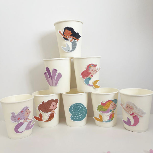 Mermaid Party Cups