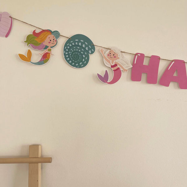 Mermaid Birthday Garland