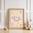 Custom Arabic Name Print - Floral