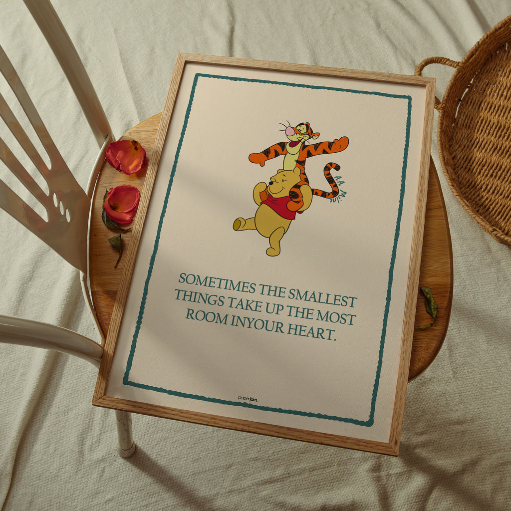 Winnie the Pooh Quote - The Smallest Things