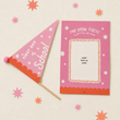 First Day of School Flag and Print - Pink