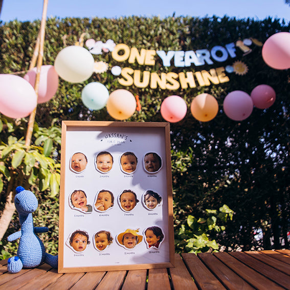 “One Year of You” – 12-Month Milestone Frame