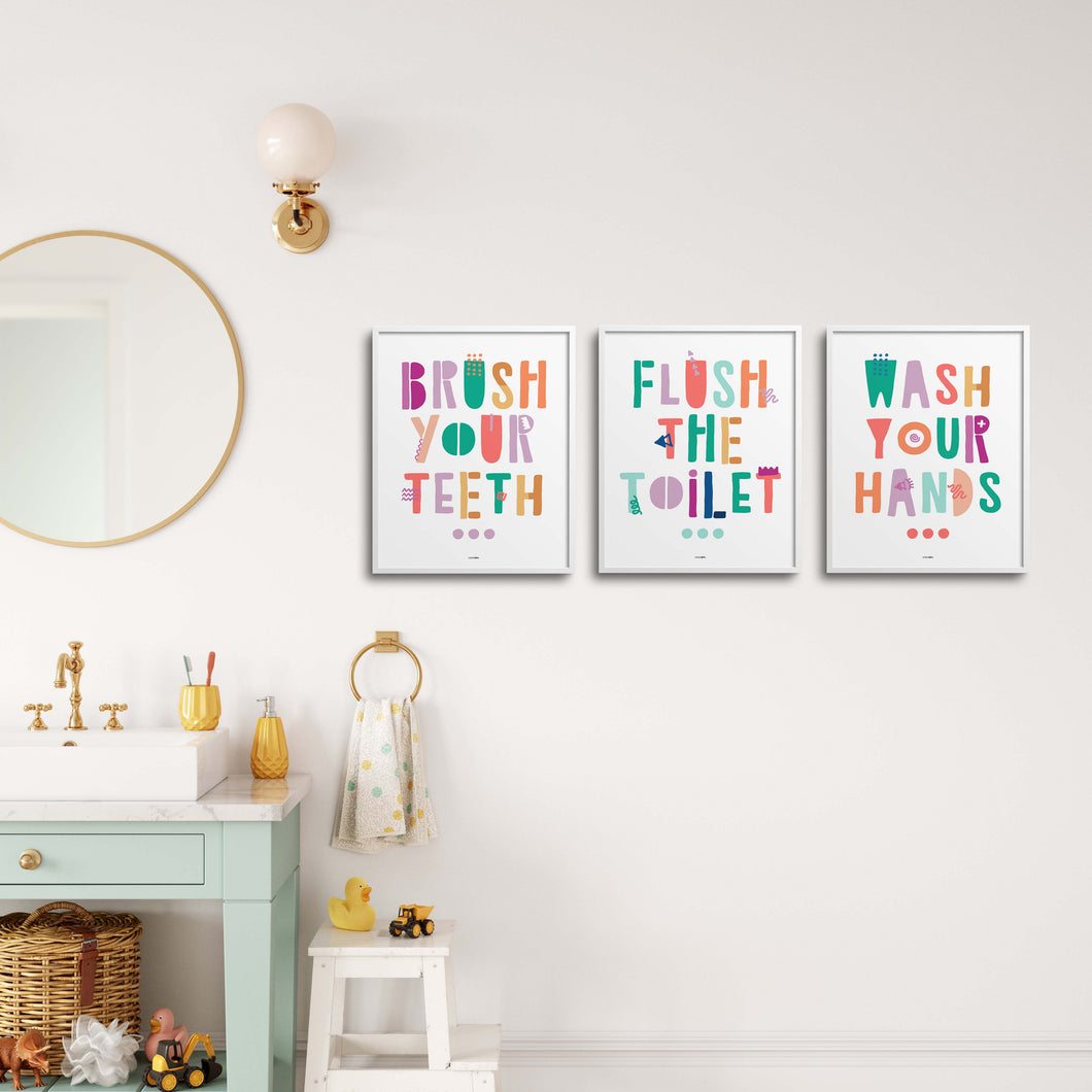 Bathroom Print Set