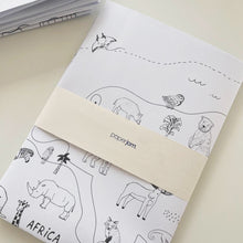 Load image into Gallery viewer, Animal World Map Giant Coloring Sheet
