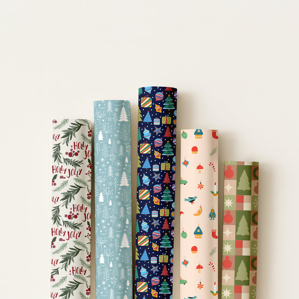 Christmas Wrapping Paper Bundle 01