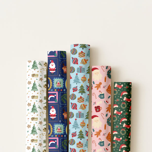 Christmas Wrapping Paper Bundle 02