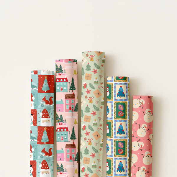 Christmas Wrapping Paper Bundle 03