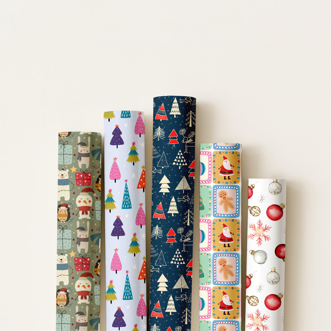 Christmas Wrapping Paper Bundle 04