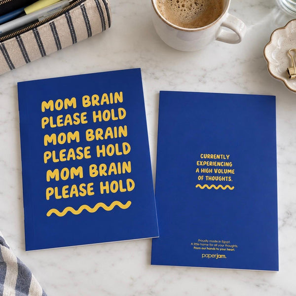 Mom Brain Soft Cover Notebook