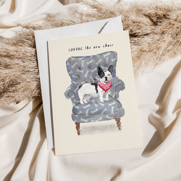 Dog & Chair Card