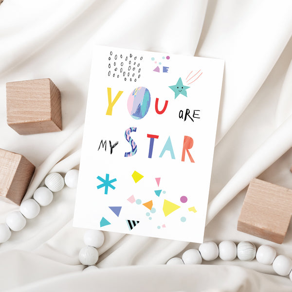 You Are My Star Card