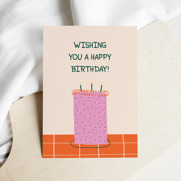 Wishing You A Happy Birthday Card