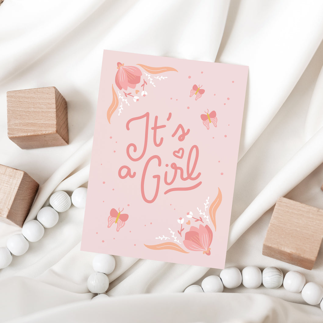 It's A Girl - Card 02