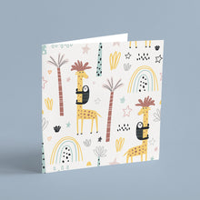 Load image into Gallery viewer, Giraffe 5x5 Card
