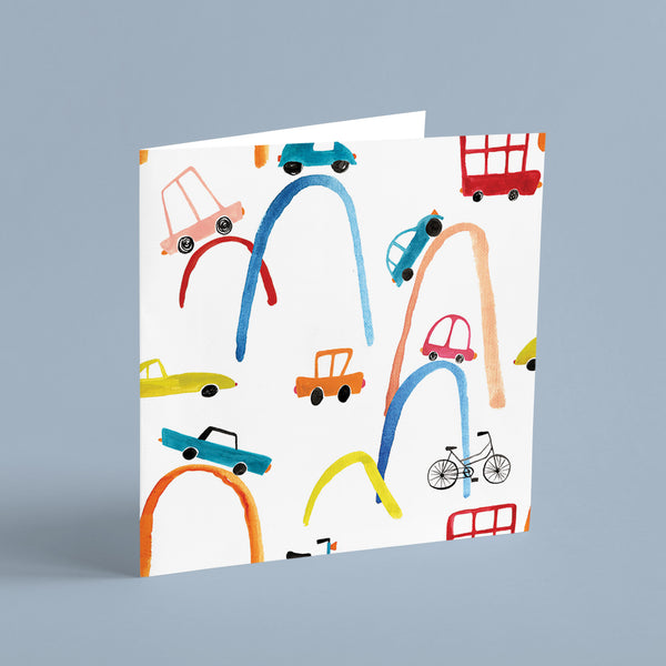 Cars 5x5 Card