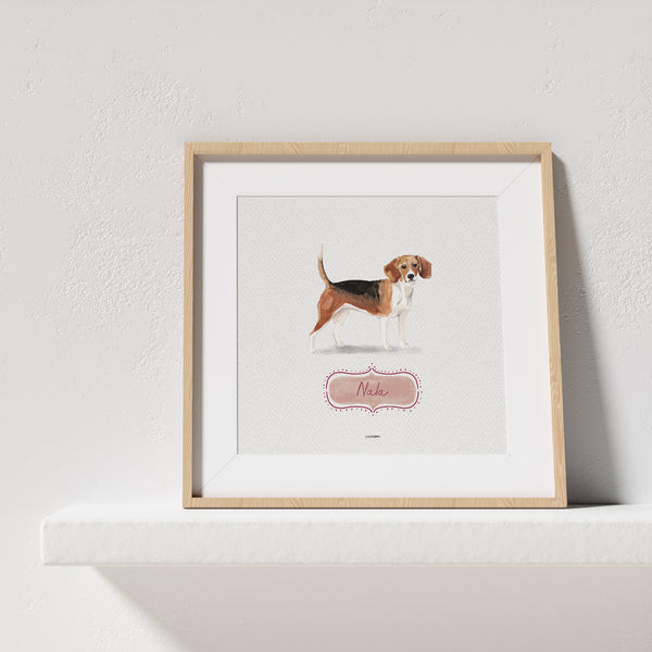 Custom Dog Print - Female