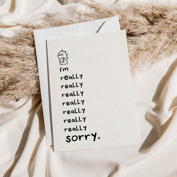 I'm Really Sorry Card