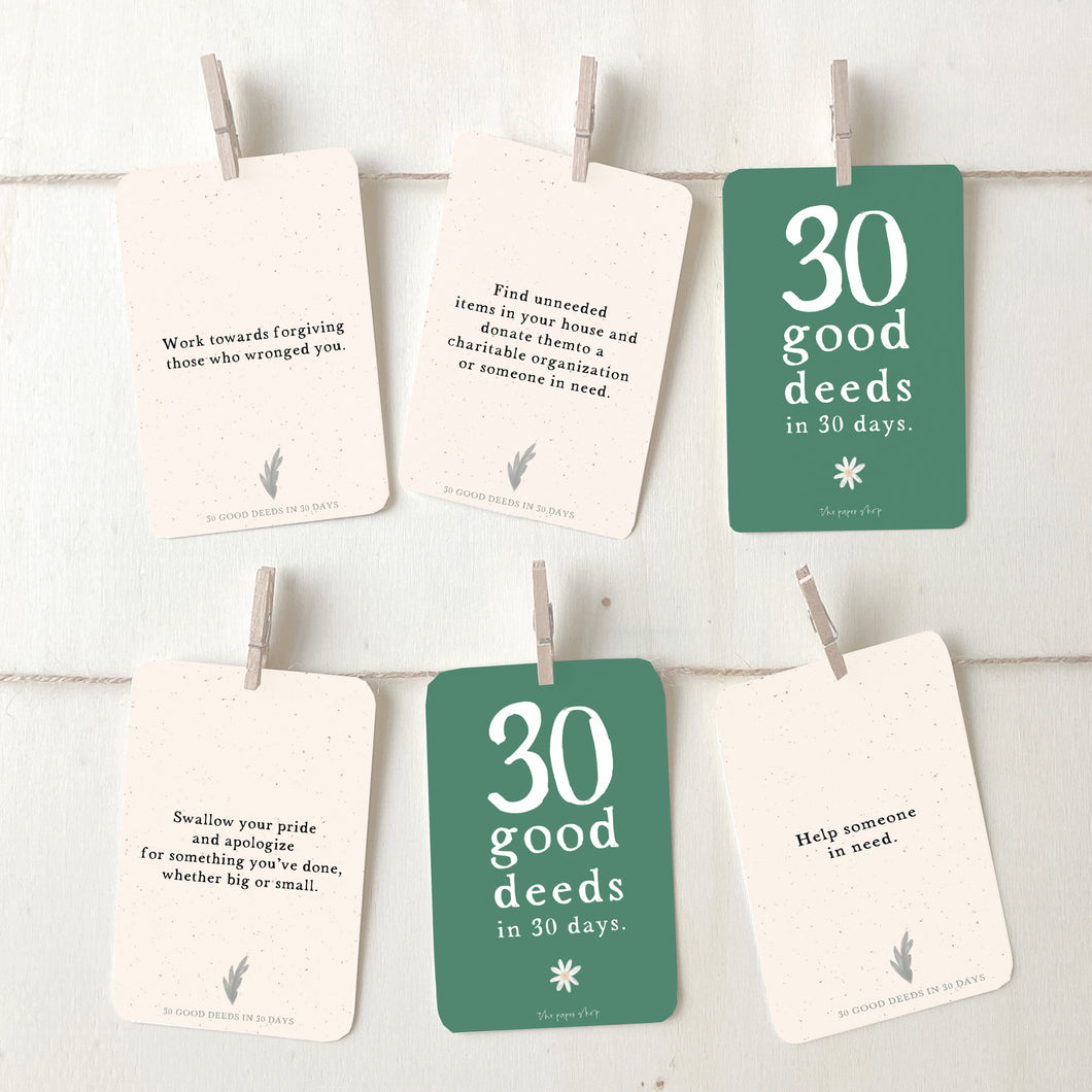 30 Good Deeds Card Deck