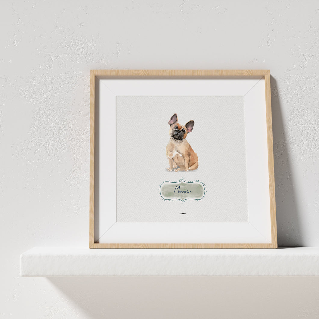 Custom Dog Print - Male